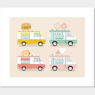 Food Trucks Posters and Art